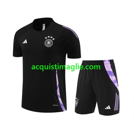 Germania Bambino Maglia da Allenamento Nero 2024